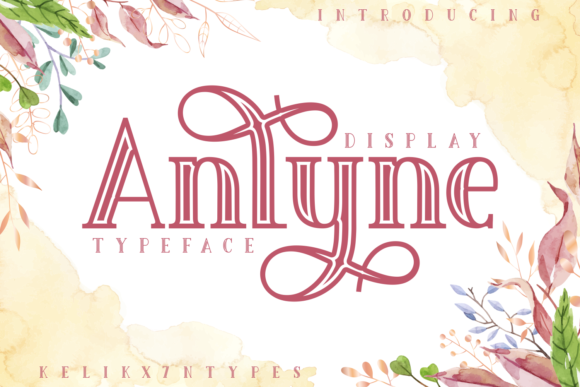 Anlyne: A Bold and Elegant Display Font
