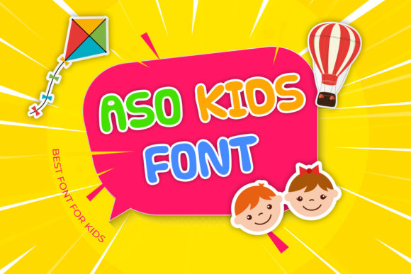 Aso Kids: A Bold and Playful Font That Captivates the Imagination
