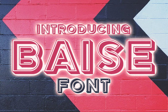 Baise Font: A Retro-Style Display Font for Bold Designs