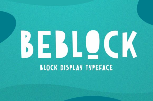 Beblock: A Fresh Display Font for Bold Creativity