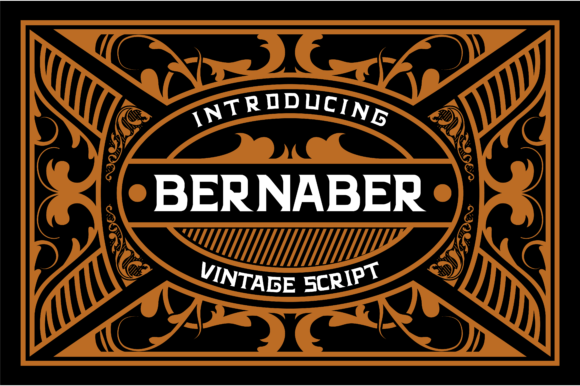 Bernaber: A Vintage-Inspired Display Font for Timeless Design