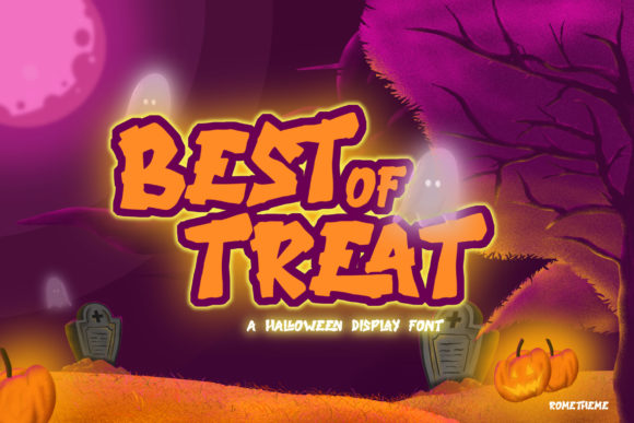 Best of Treat Font for Halloween Designs