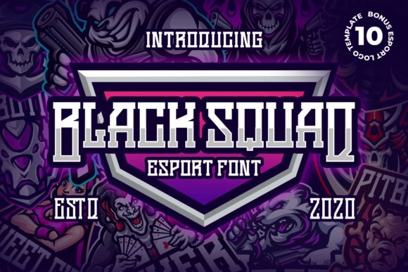 Black Squad: A Bold Display Font for Impactful Visual Communication