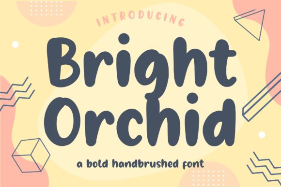Bright Orchid: A Playful Font That Brings Color to Kids' Projects