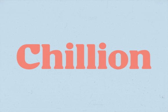 Discover the Charm of Chillion: A Unique Display Font for Creative Projects
