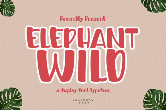 Elephant Wild: A Playful Font That Elevates Creativity and Branding