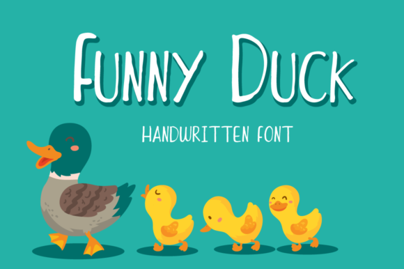 Funny Duck Font: A Casual Touch for Creative Projects