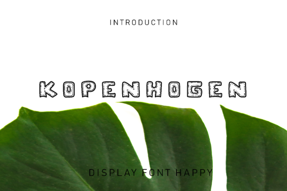 Kopenhogen: A Strategic Display Font for Impactful Design