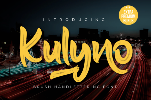 Kulyno: A Dazzling Display Font for Creative Expression