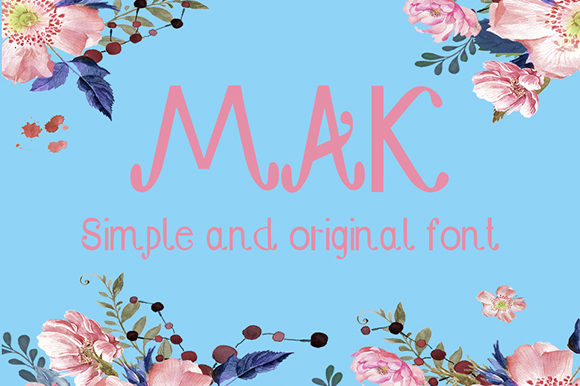 Mak Font: A Unique Display Choice for Creative Projects