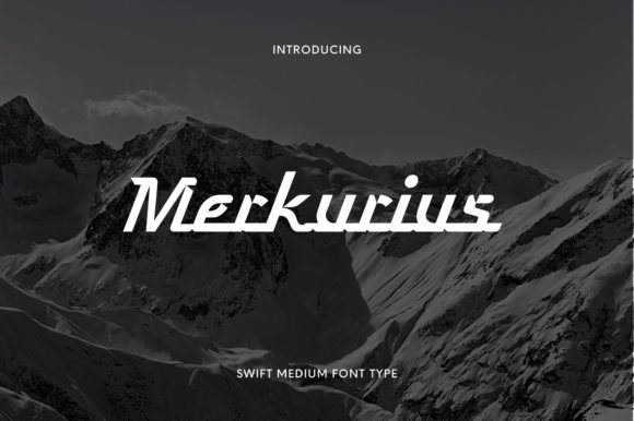 Merkurius: A Bold and Unique Display Font for Branding and Product Design