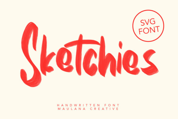 Sketchies SVG Brush Display Font: A Versatile Choice for Creative Projects