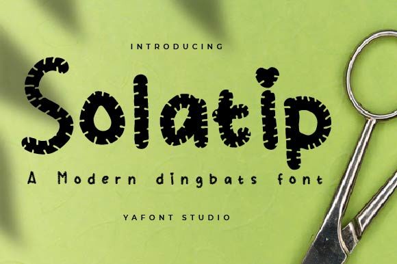 Solatip Font for Creative Projects