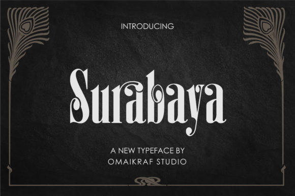 Surabaya Font: A Stylish Choice for Modern Design