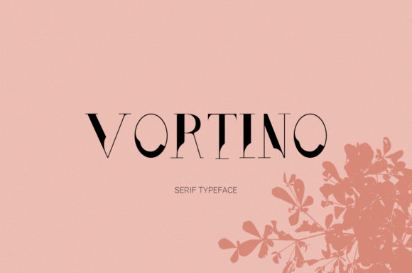 Vortino: A Unique Display Font for Modern Design